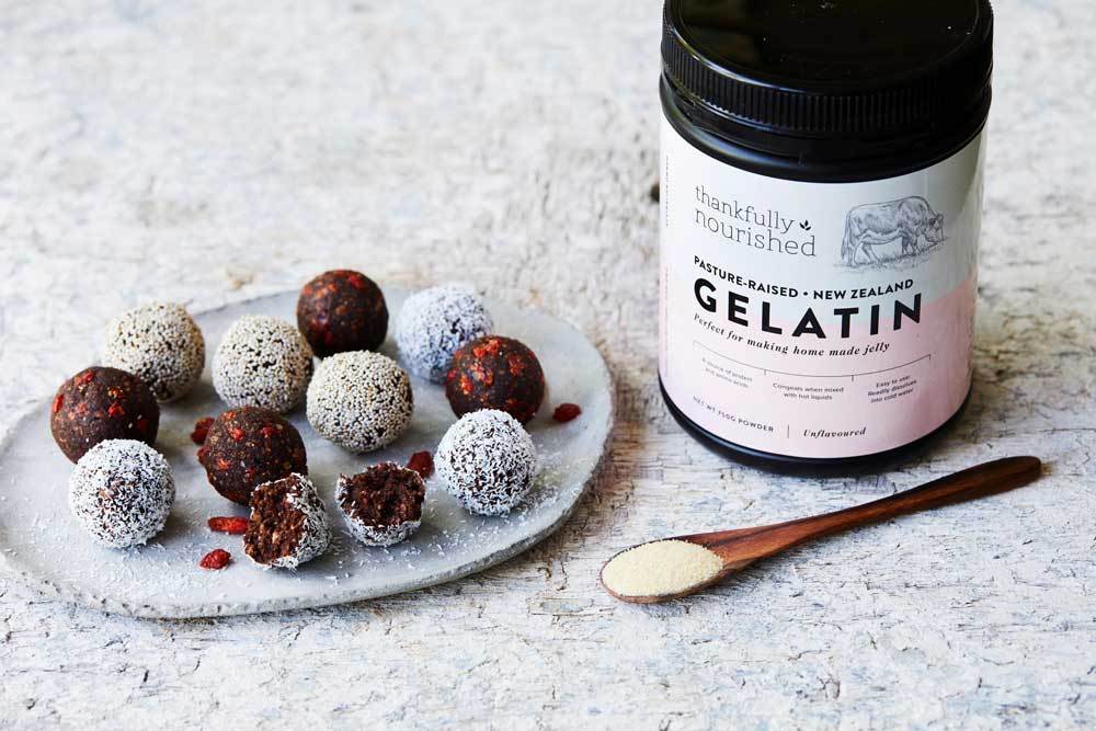 Date and Cranberry and Cacao Bliss Balls