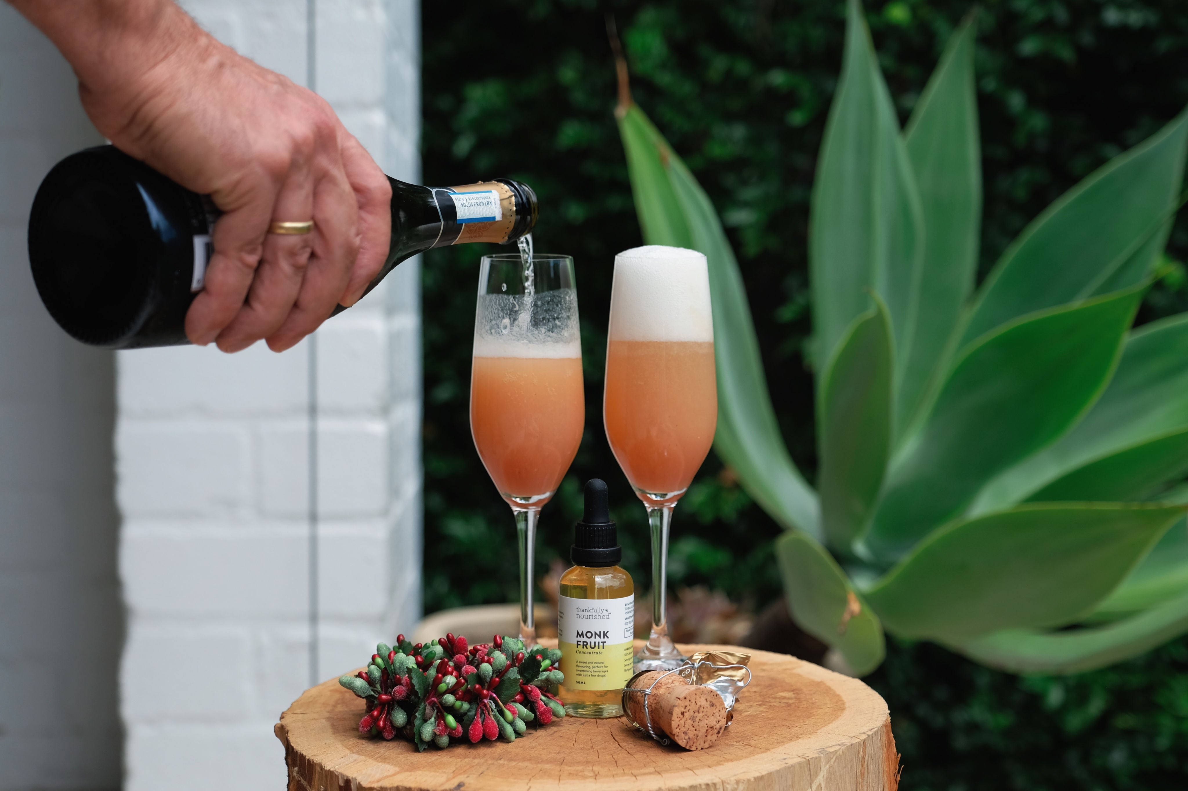 White Peach Bellinis